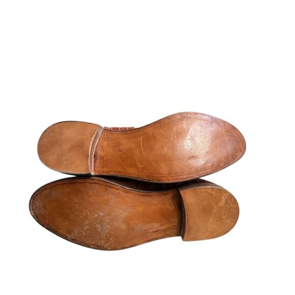 Artisan Tooled Leather Tall Western Riding Boots 9.5 - Picture 8 of 9